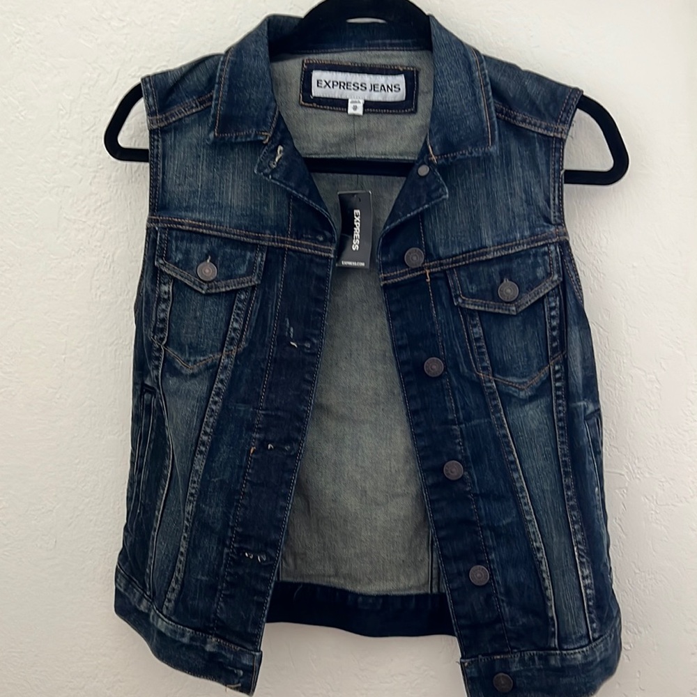 Express Denim Vest
